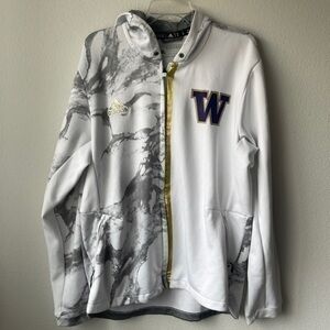 Adidas jacket Huskies, University of Washington hoodie